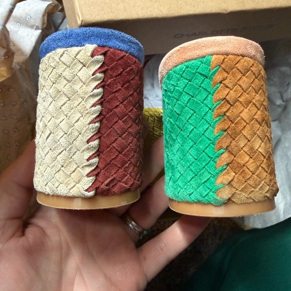 Charlotte Stone Vibrant Woven Mules - Picture 8 of 8